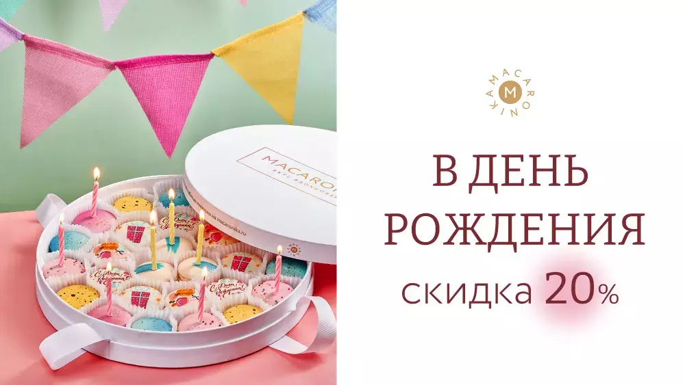 Скидка на день рождения